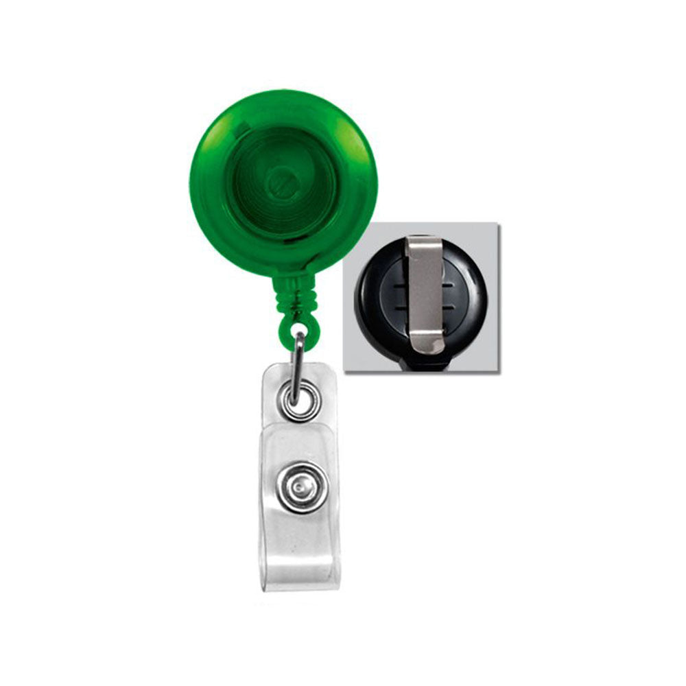 Translucent Badge Reels (Qty 25)