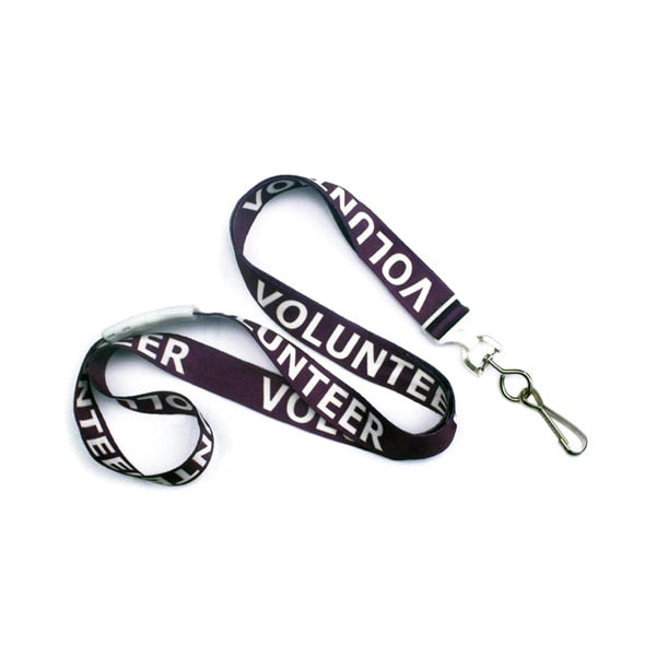 Volunteer 36" Flat Printed Lanyards (100/bx)