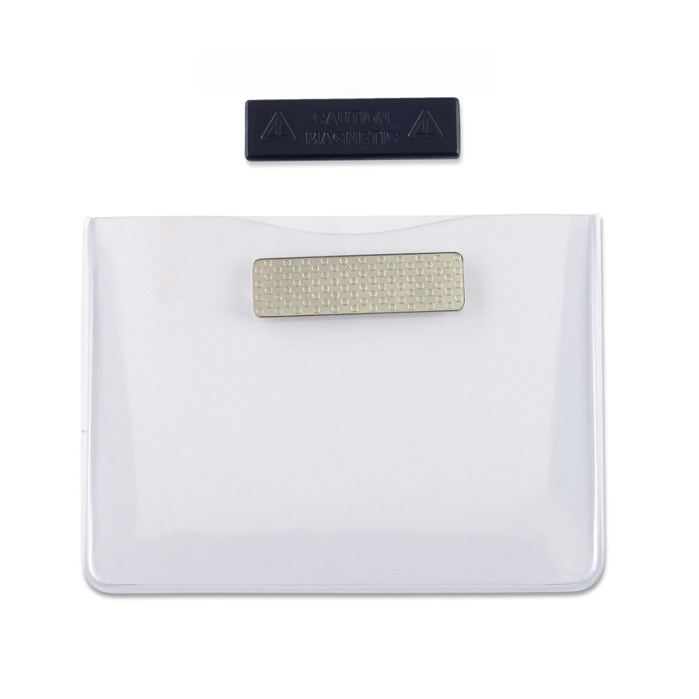 Clear Event Badges with Magnet - 3" x 4" (Qty 100)