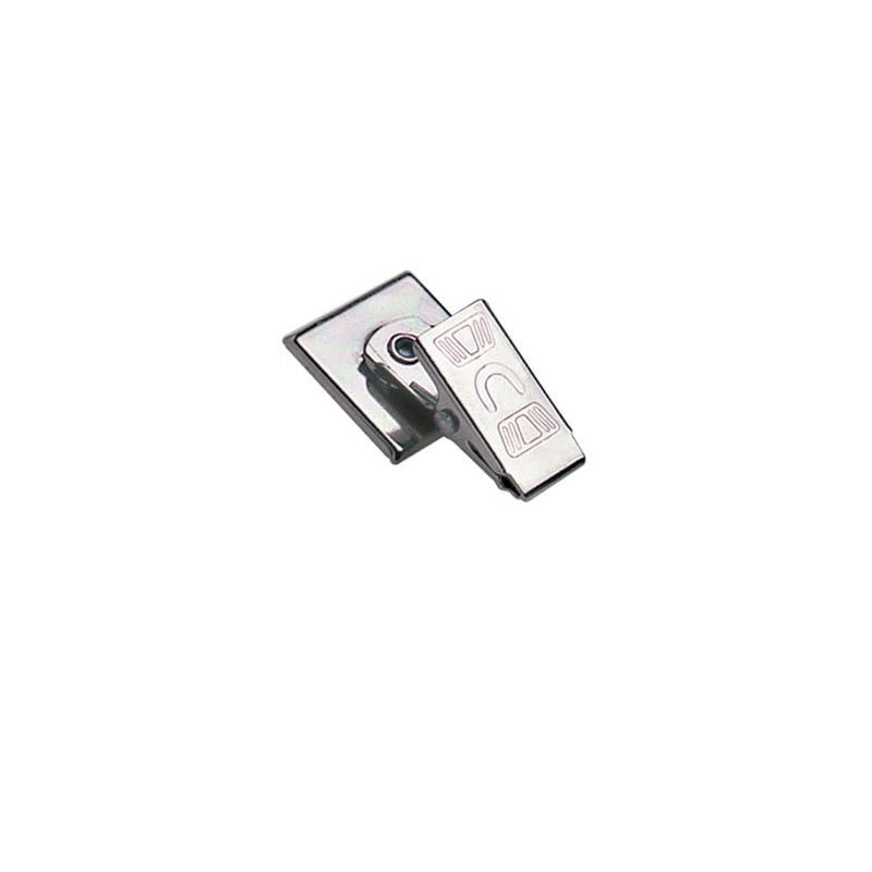 Pressure-Sensitive Nickel-Plated Badge Clips (500/bx)