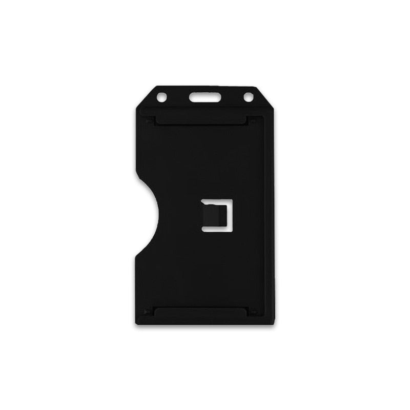 Vertical 2-Sided Open-Face Multi-Card Holder with Slot/Chain Holes - 2 1/8" x 3 3/8" (Qty 100)