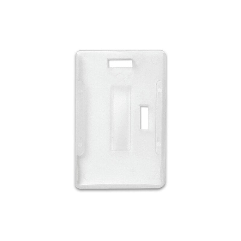 Milky White Semi-Rigid Plastic Card Dispenser - 2 1/8" x 3 3/8" (Qty 100)