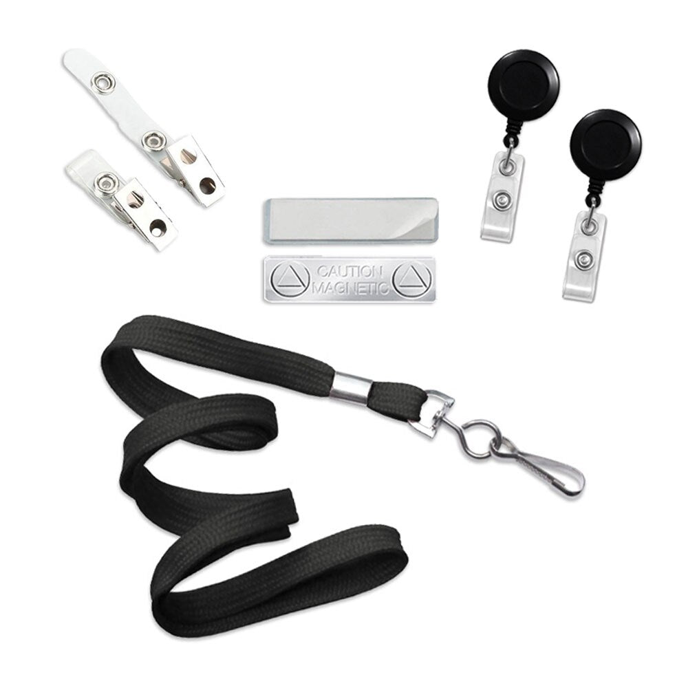 Deluxe Name Badge Attachment Package (Qty 100 ea.)