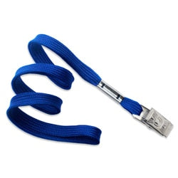 TruBadge 36" Flat Braided Lanyards with Bulldog Clip (100/bg)