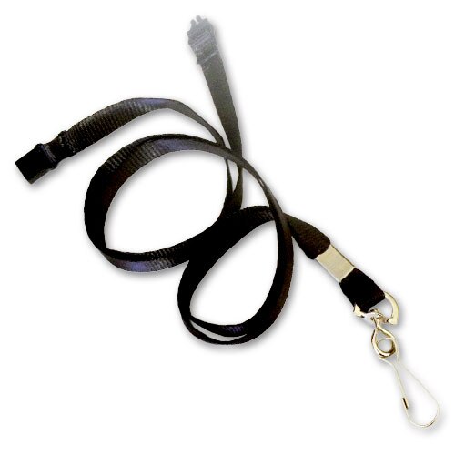 TruBadge 36" Flat Breakaway Lanyards with Swivel Hook Attachment (100/bx)