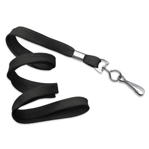 TruBadge 36" Flat Braided Lanyards with Swivel Hook Attachment (100/bg)