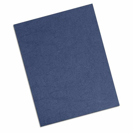 TruBind 20 Mil Leather Texture Polycovers - Navy (Qty 50)