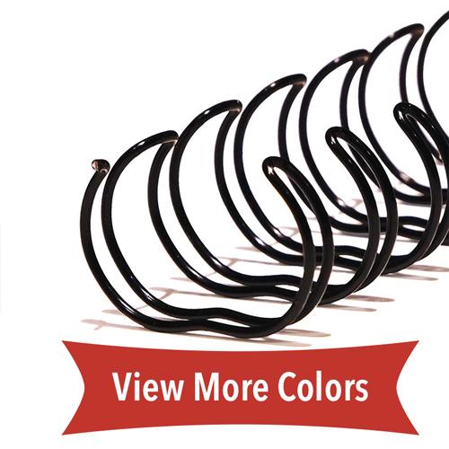 3/8 in. 3:1 Twin Loop Binding Wires (100/bx)