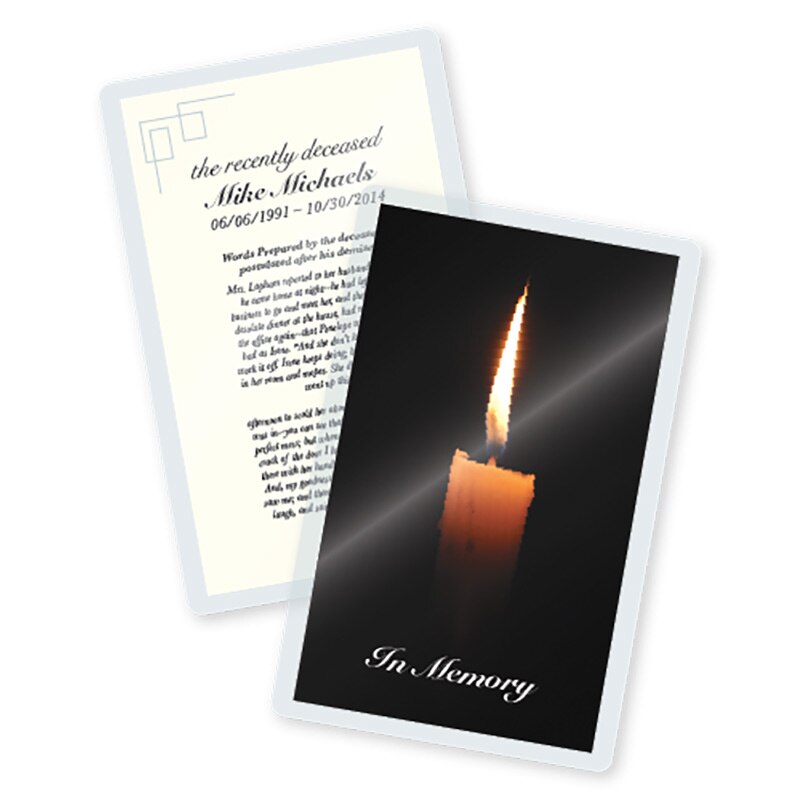 TruLam 7 Mil Laminating Pouches, Memorial Card Size, 2-7/8" x 4-5/8", 500/Bx