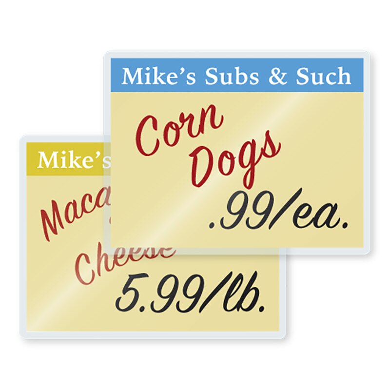 TruLam 10 Mil Laminating Pouches, Deli Card Size, 3-5/8" x 4-3/4", 100/Bx