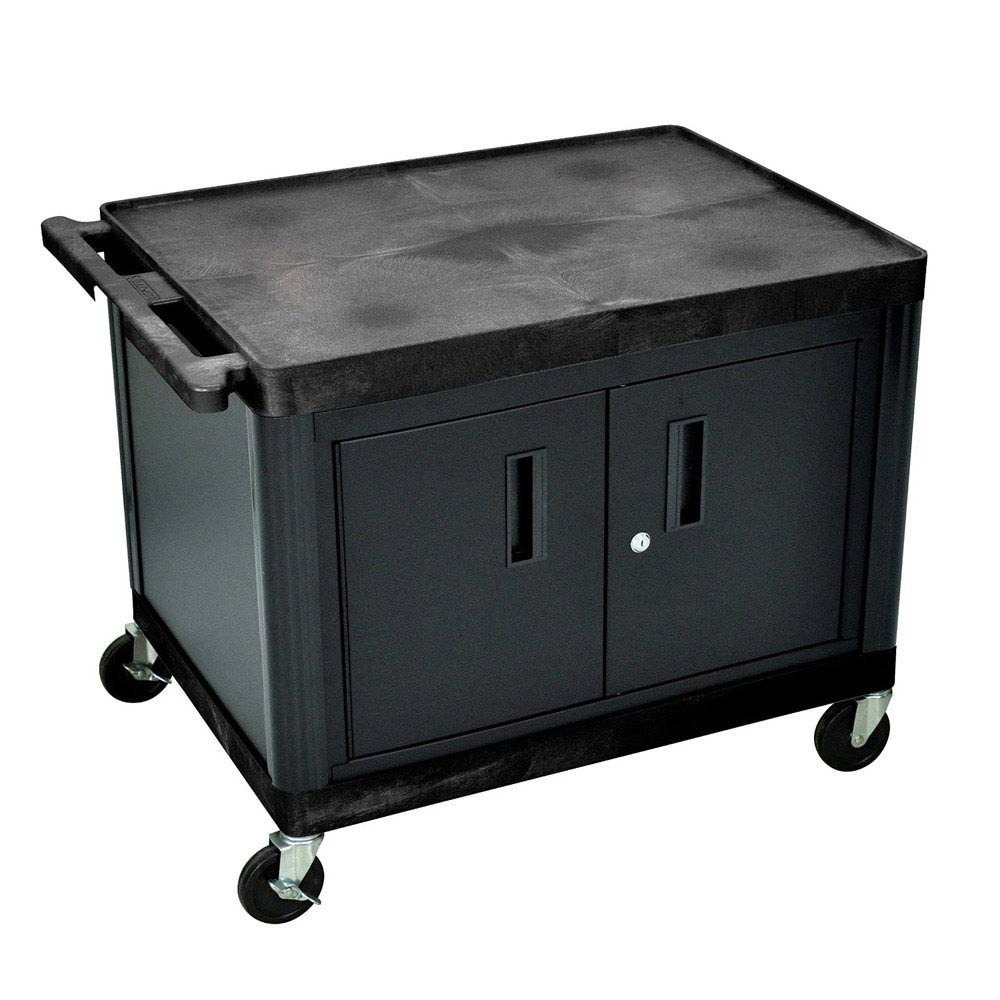 Luxor Multi-Purpose Rolling Cabinet with Two Shelves