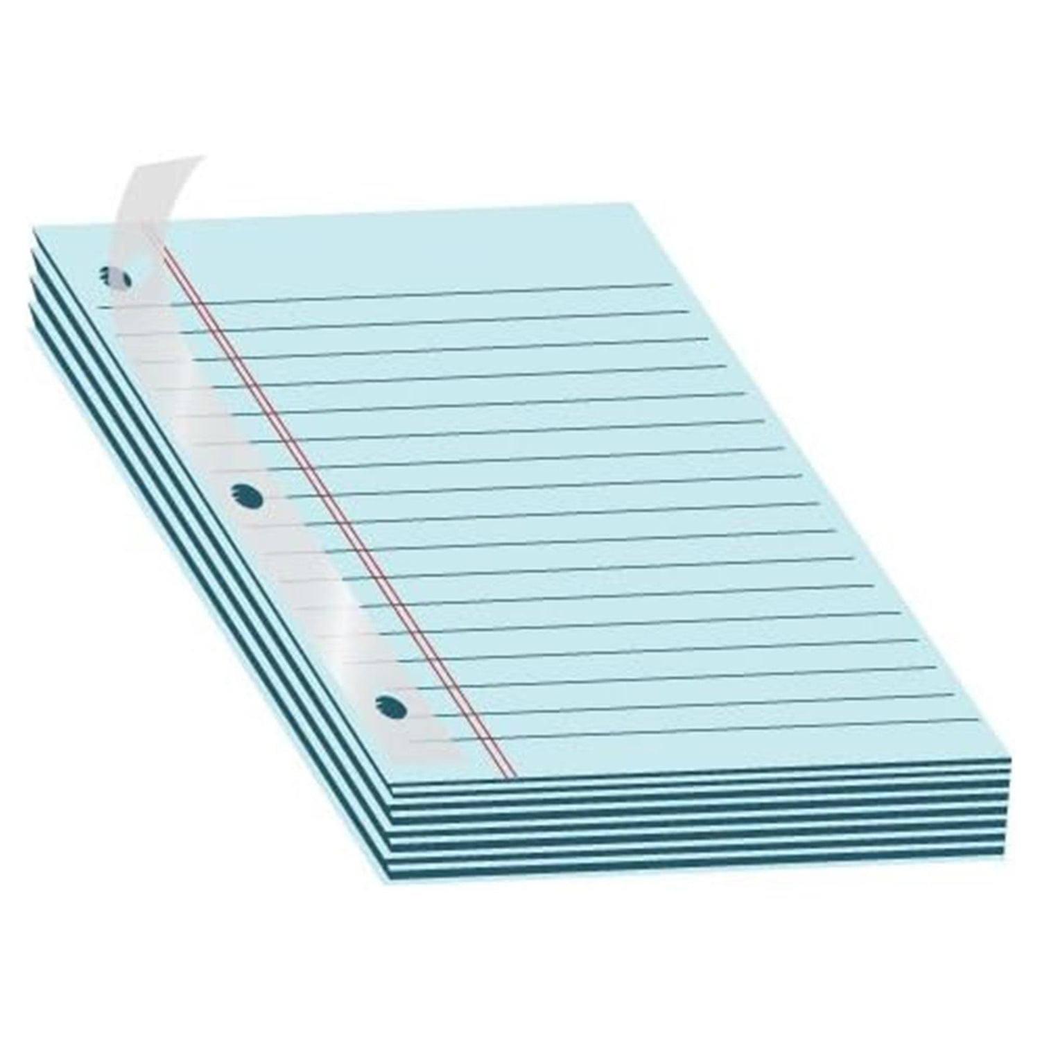 TruLam 3 Mil Laminating Pouches, 3-Hole Punch Reinforcement, 1-3/16" x 9", 100/Bx