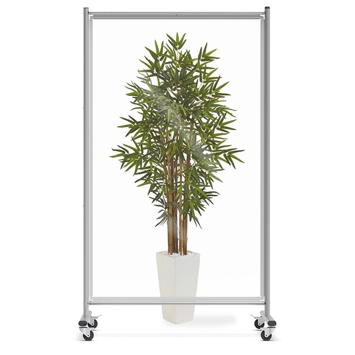Mobile Clear Acrylic Room Divider / Sneeze Guard