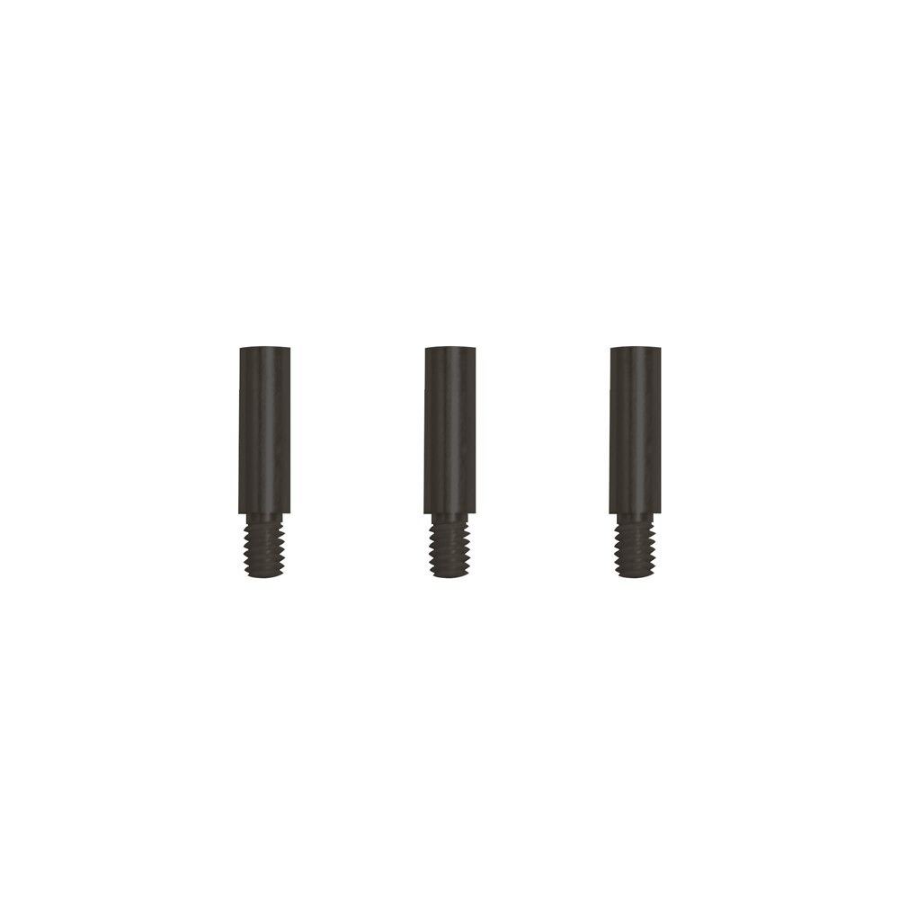 1/2 in. Black Aluminum Chicago Screw/Screw Post Extensions (100 pieces/bx)