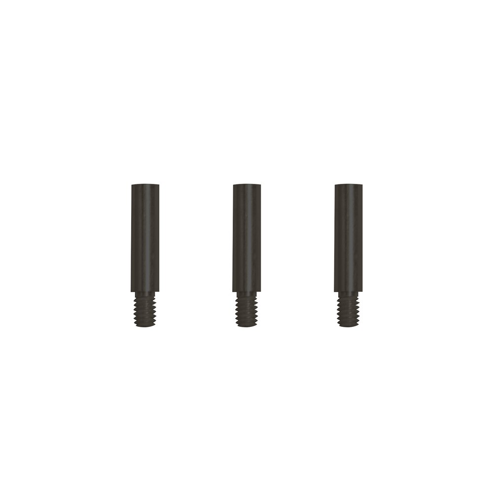 3/4 in. Black Aluminum Chicago Screw/Screw Post Extensions (100 pieces/bx)