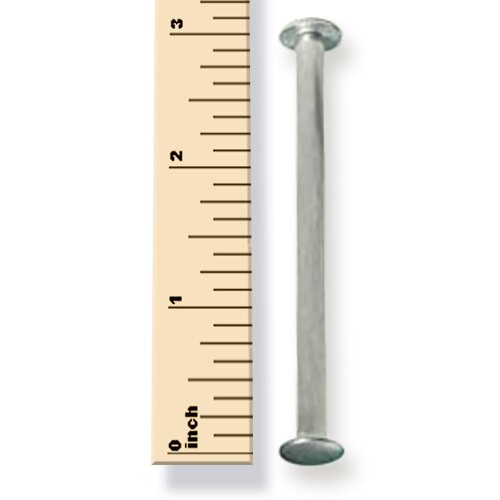 3 in. Aluminum Chicago Screws/Screw Posts (100 sets/bx)
