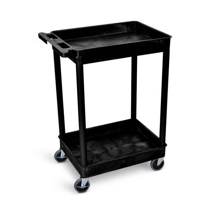 Luxor Tub Cart - Two Shelves - 24"W x 18"D x 37.5"H