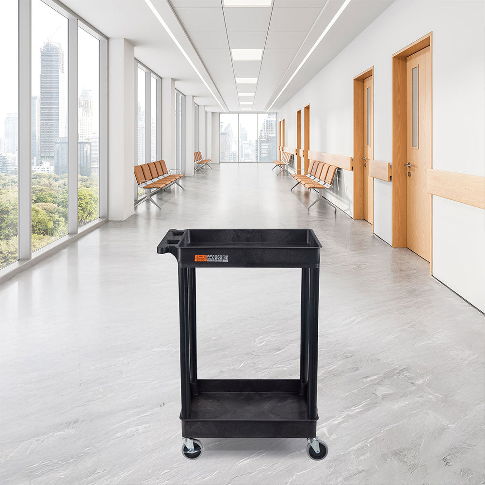 Luxor Tub Cart with Two Shelves