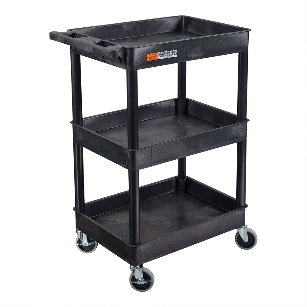 Luxor Tub Cart with Three Shelves