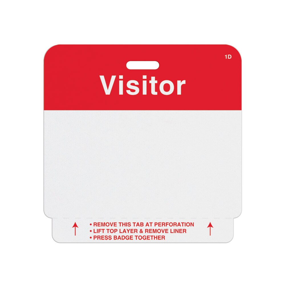 Manually-Issued ONEstep TIMEbadge Pre-Assembled Expiring Badge - Clip-On (Qty 500)