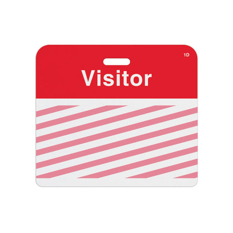 Manually-Issued ONEstep TIMEbadge Pre-Assembled Expiring Badge - Clip-On (Qty 500)