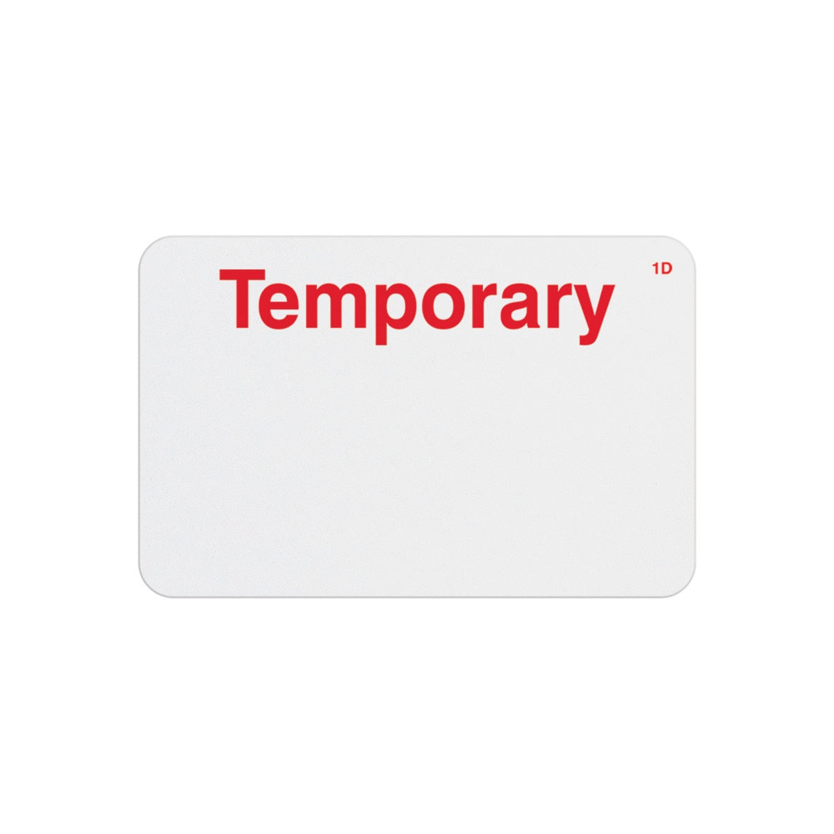 Manually-Issued ONEstep TIMEbadge Pre-Assembled Expiring Badge - Adhesive (Qty 500)