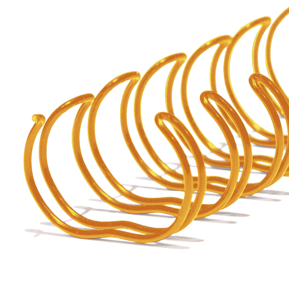 1/4 in. 3:1 Twin Loop Binding Wires (100/bx)