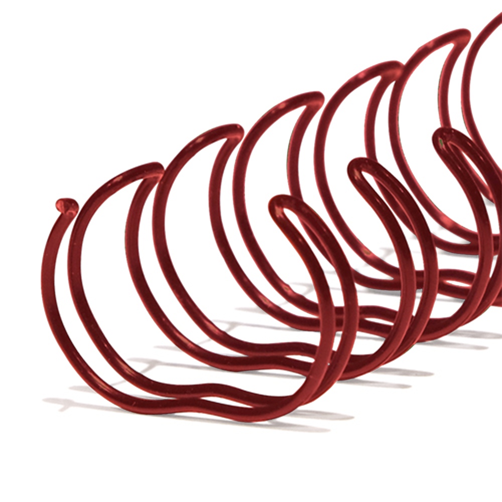 3/8 in. 3:1 Twin Loop Binding Wires (100/bx)