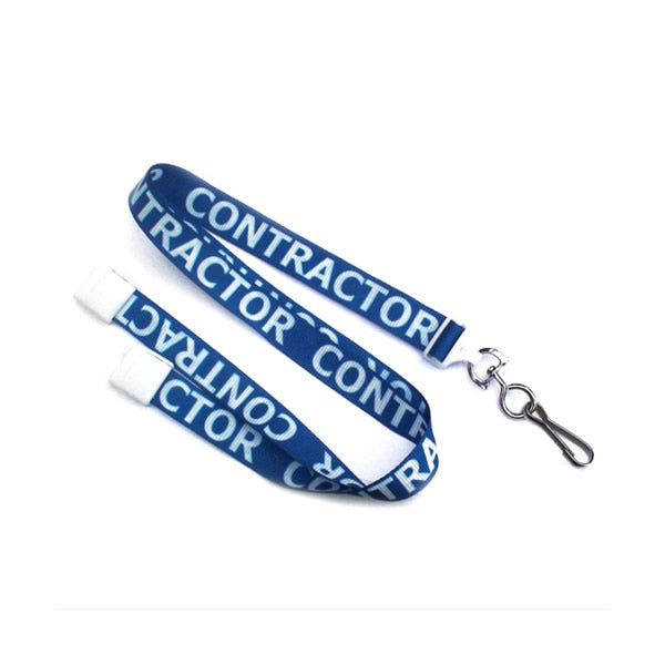 Contractor 36 in. Flat Printed Lanyards (100/bx)