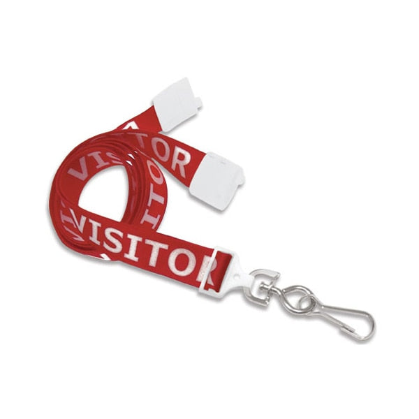 Visitor 36 in. Flat Printed Lanyards (100/bx)