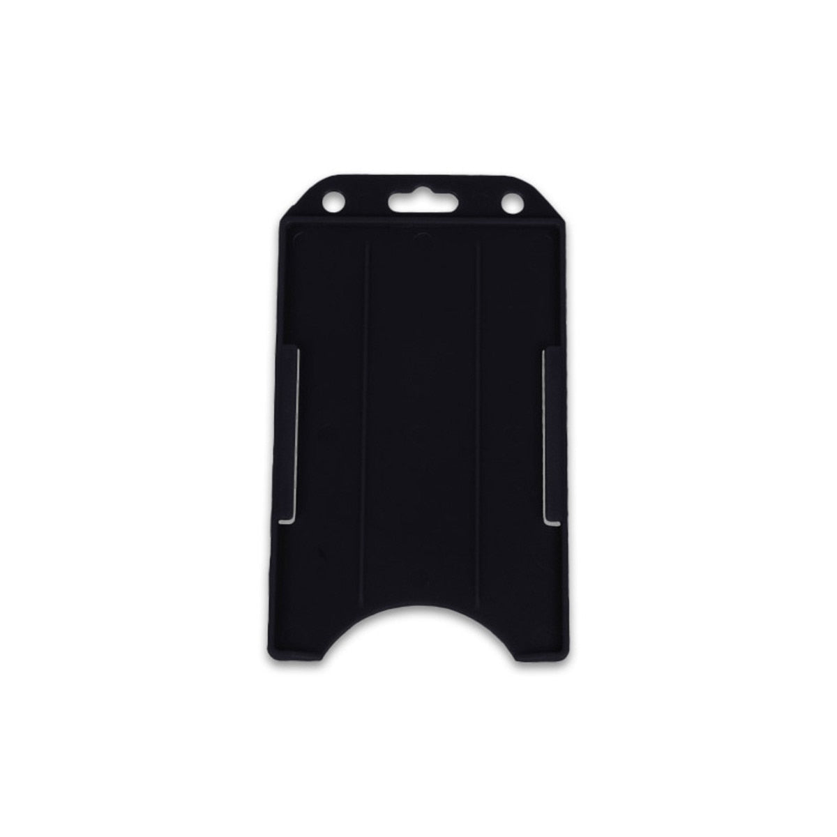 Vertical 2-Sided Open-Face Multi-Card Holder with Slot/Chain Holes - 2 1/8" x 3 3/8" (Qty 100)