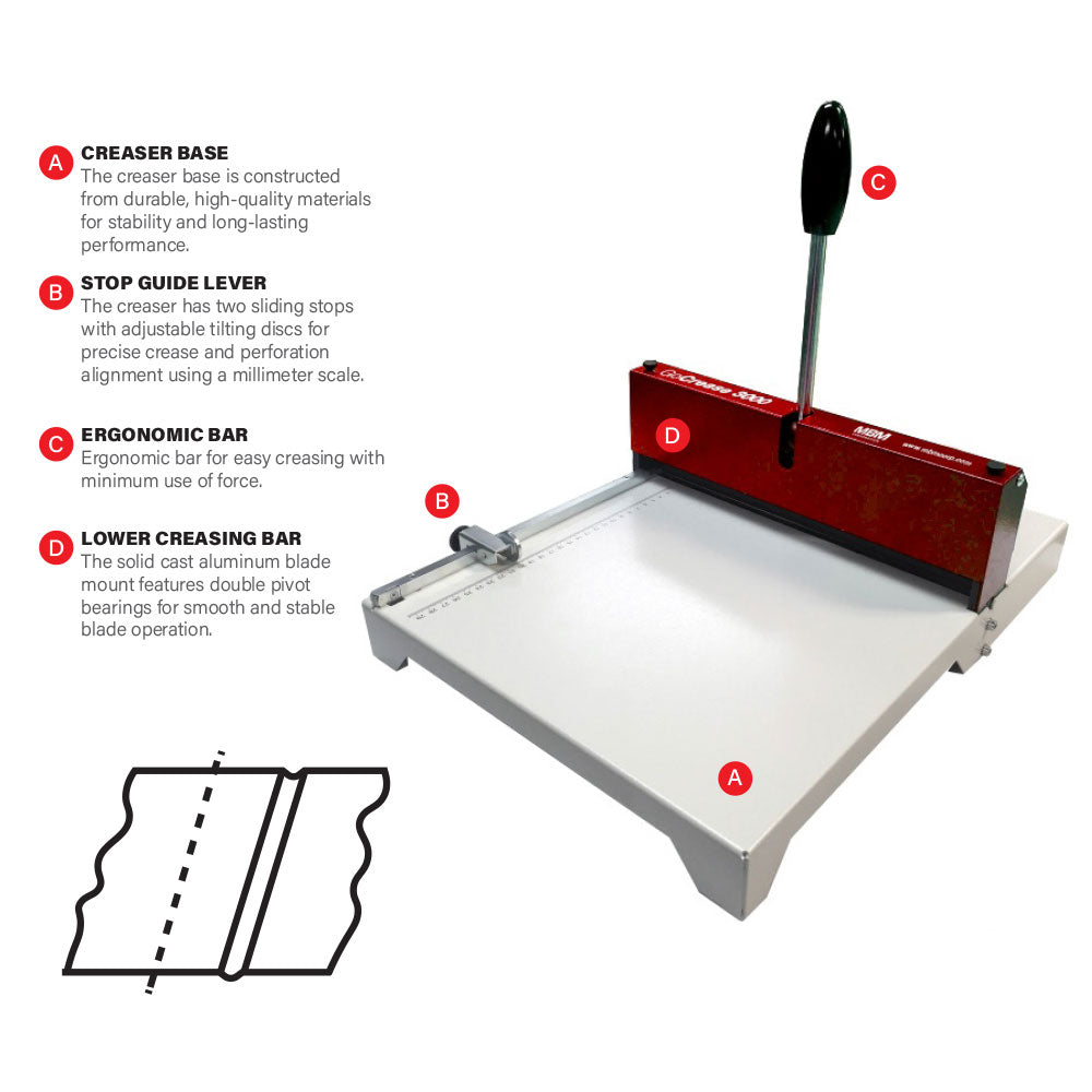 MBM GoCrease 3000 Paper Creaser & Perforator