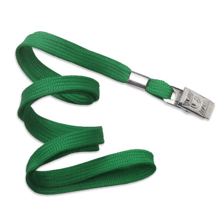 TruBadge 36" Flat Braided Lanyards with Bulldog Clip (100/bg)