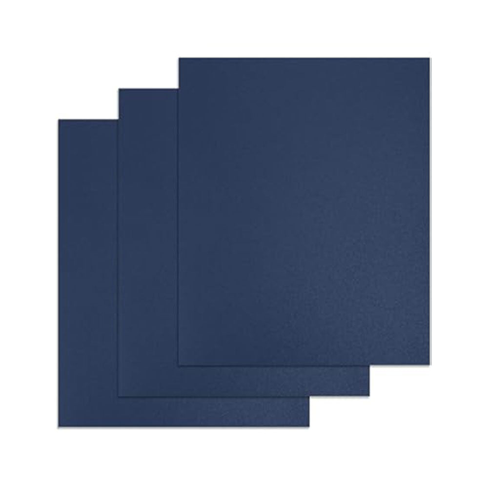 TruBind 20 Mil Leather Texture Polycovers - Navy (Qty 50)