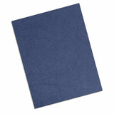 TruBind 20 Mil Leather Texture Polycovers - Navy (Qty 50)