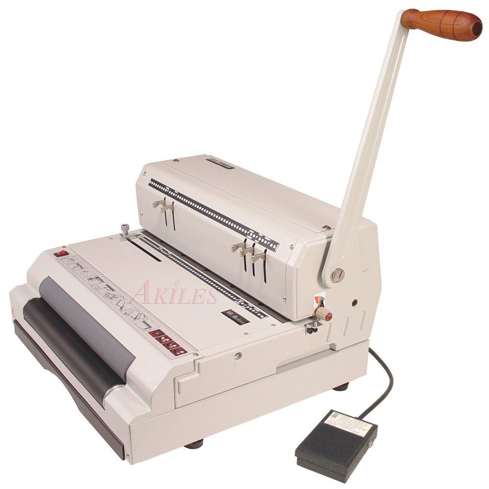 Akiles CoilMac-ECI-Plus Spiral Binding Machine w/Electric Inserter