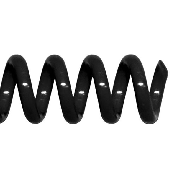 TruBind 8mm (5/16 in.) 4:1 Pitch 12 in. Binding Coils (100/bx) - Black