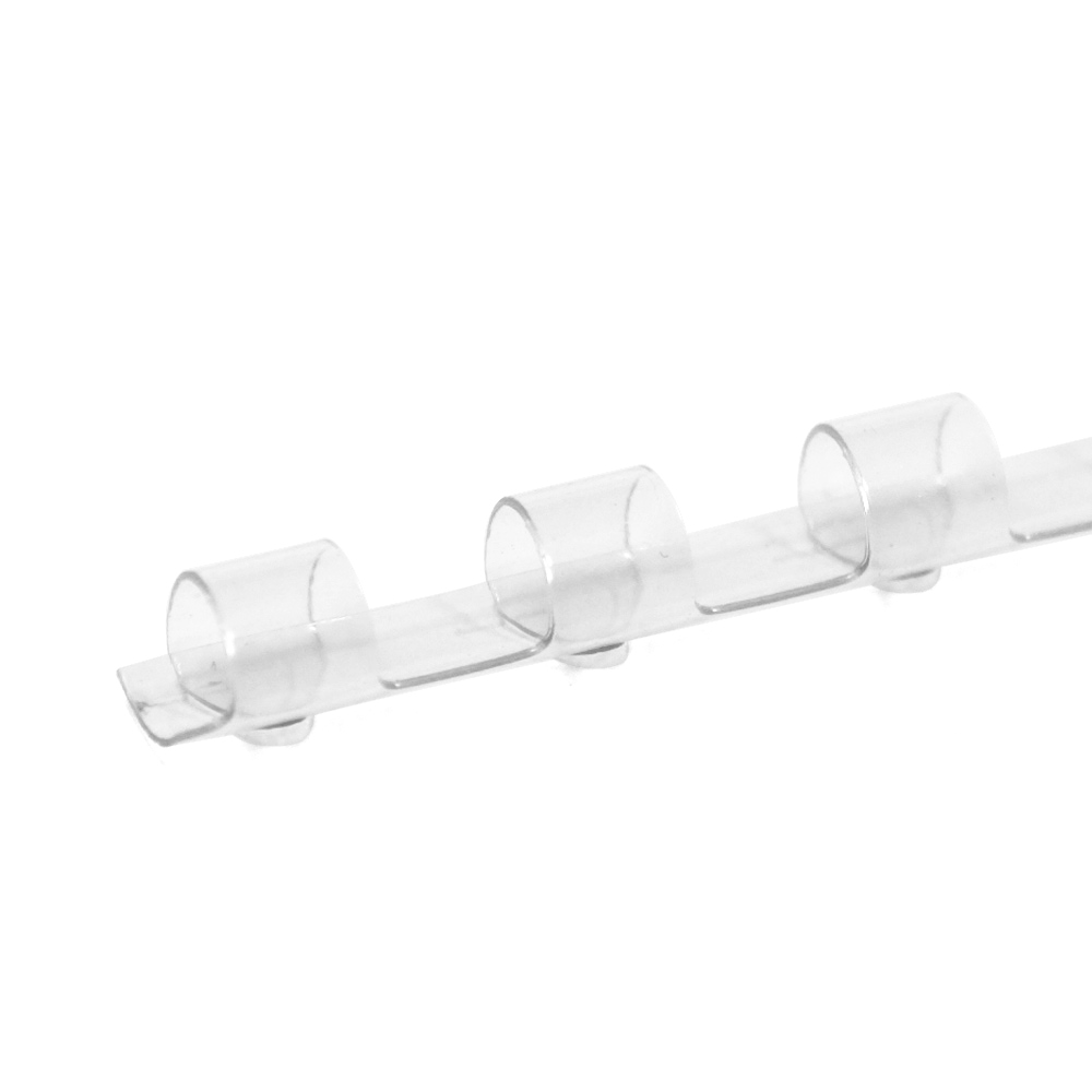 5/16 in. (8mm) 11 in. 19-Ring Binding Combs (100/bx) - Clear 5/16 in. (8mm) 11 in. 19-Ring Binding Combs (100/bx) - Clear