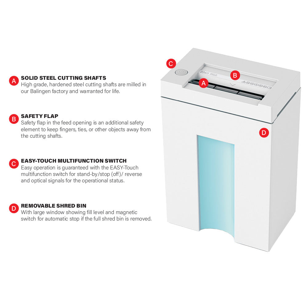 MBM Destroyit 2265 Paper Shredder