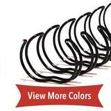 9/16 in. 3:1 Twin Loop Binding Wires (100/bx)