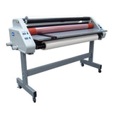 D&K roll laminator presented in profile stance
