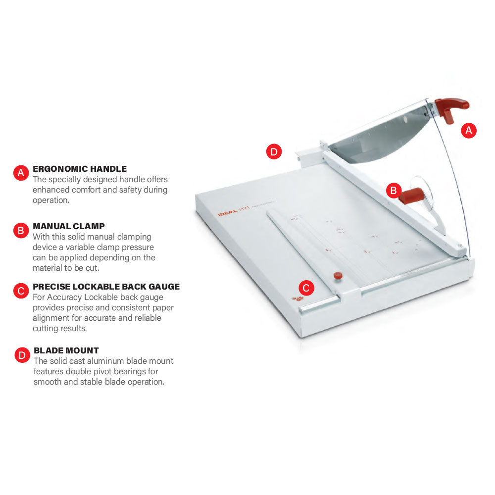MBM 1171 Triumph 28″ Guillotine Paper Cutter