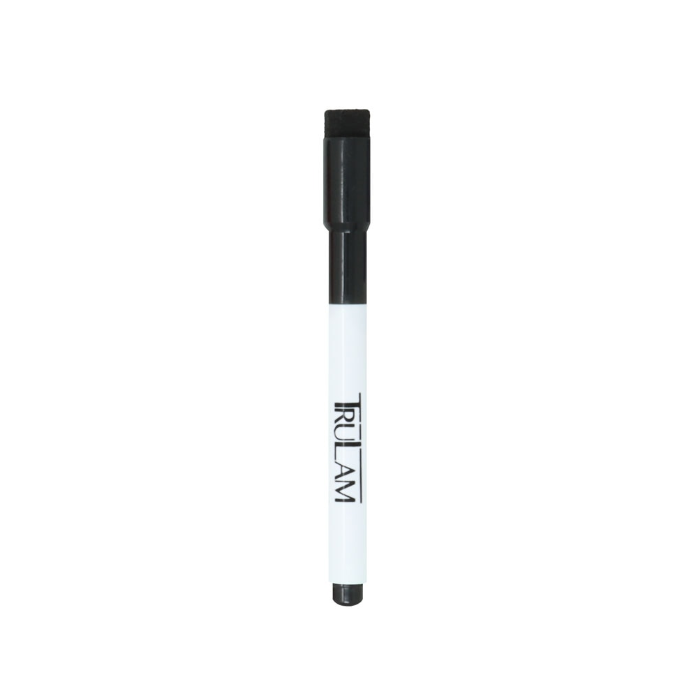 TruLam Erasable Marker for Lamination Pouches Black