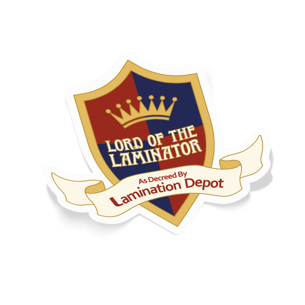 Lamination Depot 4" Stickers - Lord of the Laminator