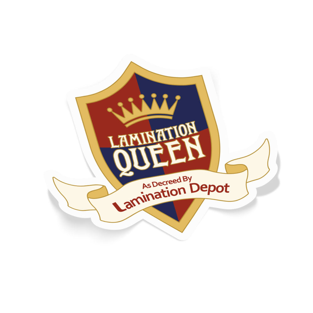 Lamination Depot 4" Stickers - Lamination Queen