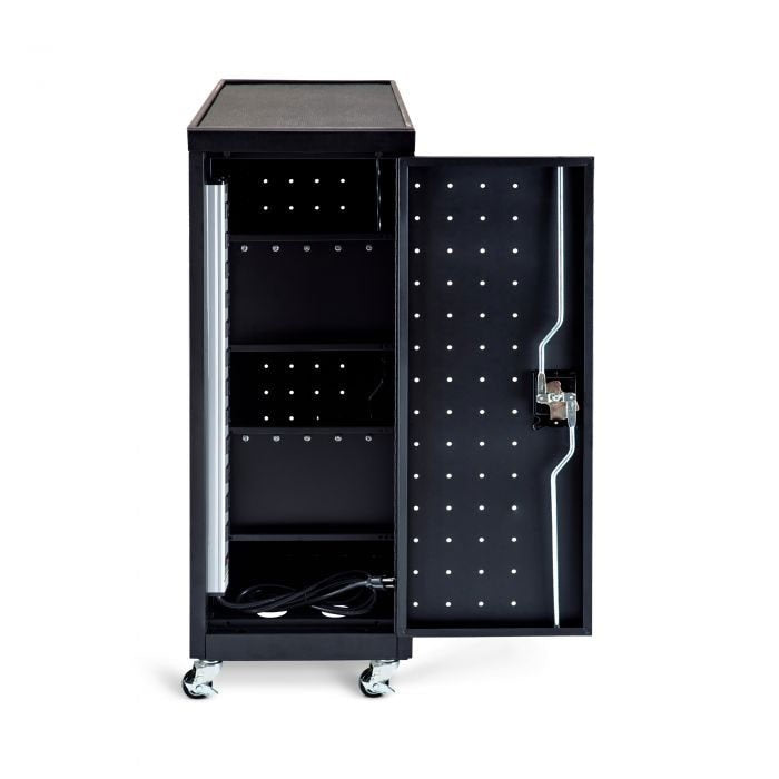 Luxor 12-Laptop / Chromebook Compact Charging Cart - With Locking Doors