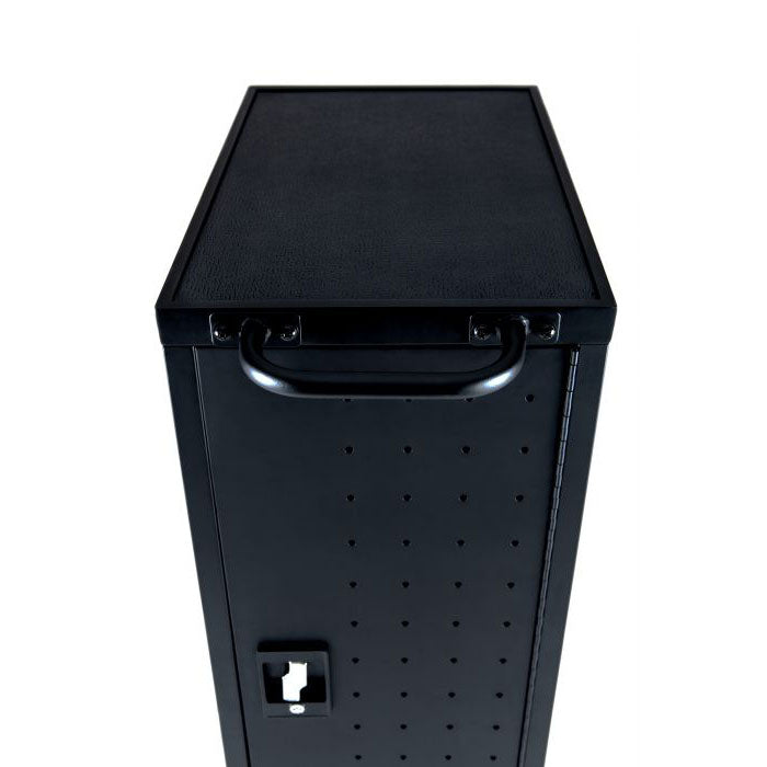 Luxor 12-Laptop / Chromebook Compact Charging Cart - With Locking Doors