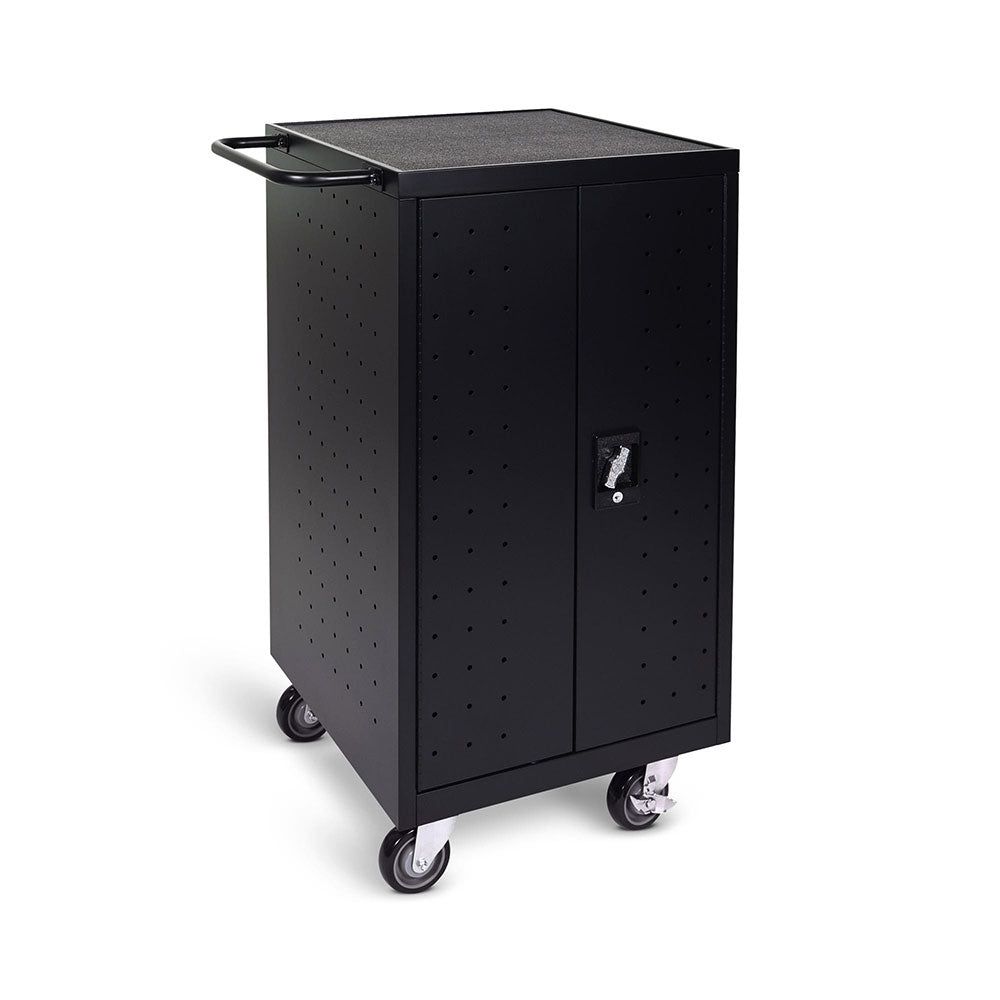 Luxor 18-Laptop / Chromebook Charging Cart - With Locking Doors