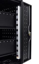 Luxor 18-Laptop / Chromebook Charging Cart - With Locking Doors