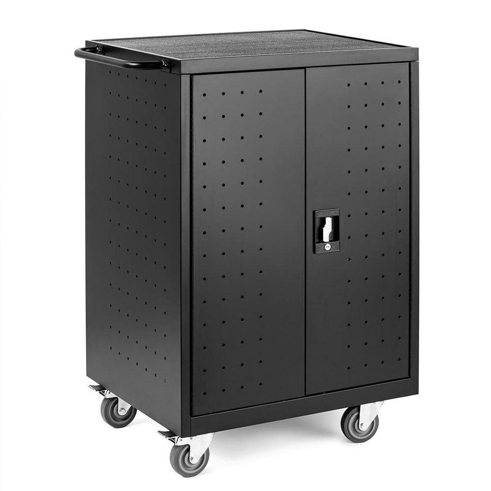 Luxor 24-Laptop / Chromebook Charging Cart - With Locking Doors